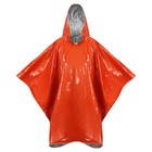 Дождевик Maclay, фольгированный, 100х125 см, цвет оранжевый - фото 320125206