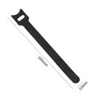 Стяжка тканевая d=15 см, набор 10 шт., цвет красный - фото 23529005