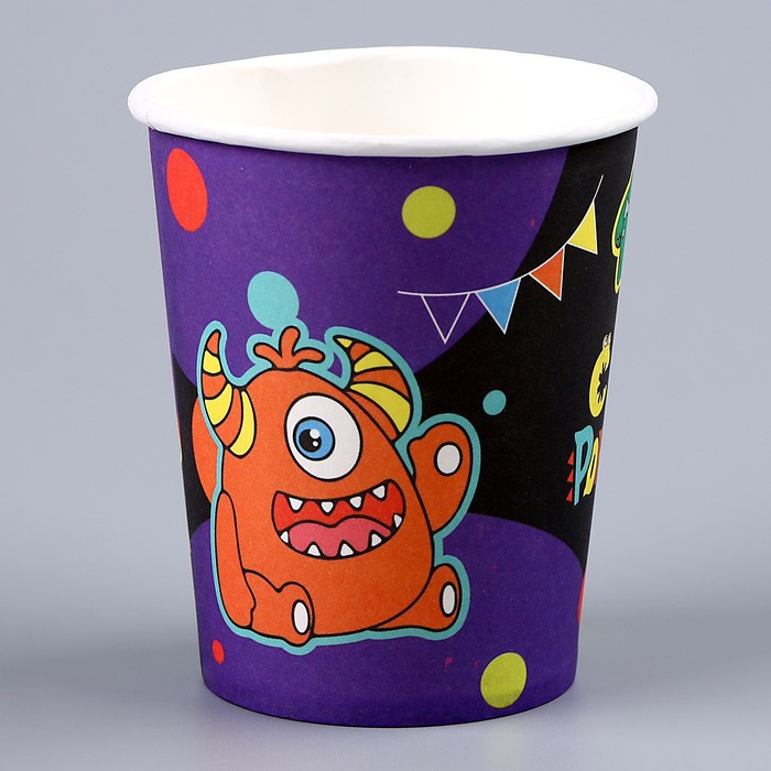 Стакан бумажный «Монстрики», 250 мл 9826255