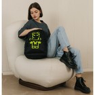 Рюкзак школьный молодёжный Teddy, 29х12х37, отдел на молнии, н/карман, чёрный - фото 24260718