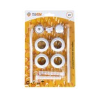 УЦЕНКА Комплект для подключения радиатора TAEN, 1"x3/4", с двумя кронштейнами, в блистере - Фото 1
