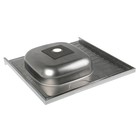 УЦЕНКА Мойка кухонная "Владикс", накладная, без сифона, 60х60 см, правая, нерж. сталь 0.4 мм - Фото 3