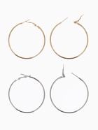 Серьги кольца QF «Классика», d=5 см, миксы - Фото 2