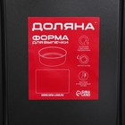 Противень Доляна «Жаклин. Прямоугольник», 30×20×5 см, антипригарное покрытие, чёрный - Фото 6