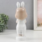 Сувенир керамика "Малышка с ушками зайчика, с сердечком" 7,5х8х24 см - Фото 3