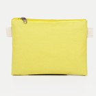 Набор рюкзак на молнии из текстиля, косметичка, пенал, цвет жёлтый - Фото 7