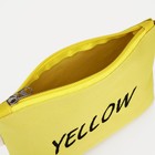 Набор рюкзак на молнии из текстиля, косметичка, пенал, цвет жёлтый - Фото 8