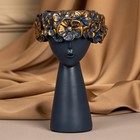 Подсвечник полистоун «Девушка с венком» 9,5 х 9,5 х 14 см МИКС 9702534 - фото 14282815