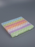 Органайзер для хранения мелочей, 56 ячеек, 21×17.7×2.6 см, разноцветный - Фото 5