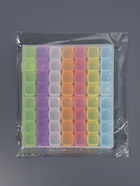 Органайзер для хранения мелочей, 56 ячеек, 21×17.7×2.6 см, разноцветный - Фото 6