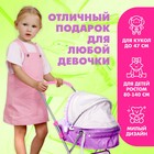 Коляска для кукол «Любимый малыш» универсальная, с корзиной - Фото 7