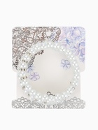 Браслет-пружинка «Жемчужинка морская» 3 ряда, белый в серебре, L=7 см 983965