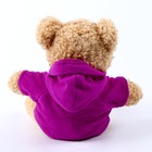 Мягкая игрушка «Медведь» в кофте, 30 см, цвет фиолетовый - Фото 3
