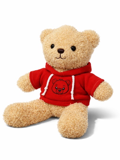 Мягкая игрушка «Медведь», в кофте, 30 см, красная