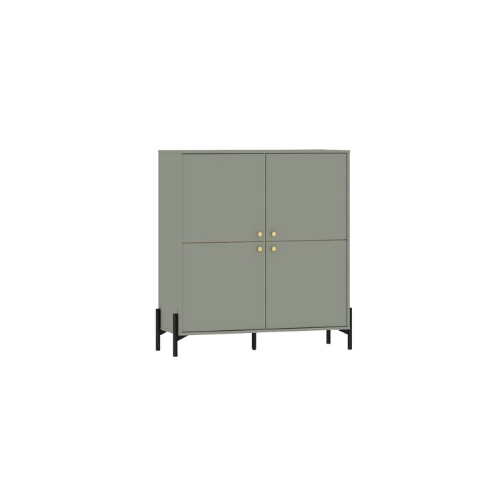 Комод напольный «Нуар 011.26», 1084×400×1154 мм, цвет хаки