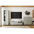 Комод напольный «Нуар 011.26», 1084×400×1154 мм, цвет хаки  (артикул 10055081)  большой выбор товаров оптом и в розницу по низким ценам с доставкой