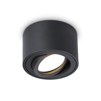Светильник накладной поворотный с врезным отверстием MR16 Ambrella light, Cup, TN223, GU5.3, цвет чёрный песок