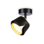 Спот накладной поворотный со сменной лампой Ambrella light, Techno family, TN71227, GX53, цвет чёрный, золото - фото 291752641