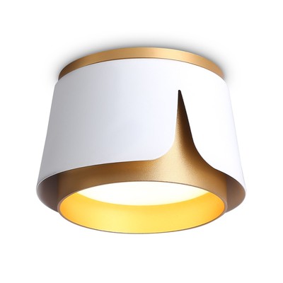Светильник накладной со сменной лампой Ambrella light, Techno family, TN71221, GX53, цвет белый, золото