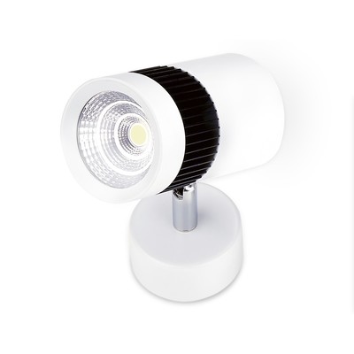 Светильник накладной светодиодный Ambrella light, Move, TN101/10W, LED, 850Lum, 4200К, цвет белый, чёрный