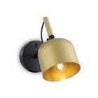 Спот накладной с выключателем Ambrella light, Traditional, TR97102, E27, цвет золото, чёрный - фото 291752760