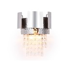 Настенный светильник с хрусталём TR5250, E14, 40Вт, 270х240х150 мм, цвет серебро - фото 4129341
