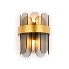 Настенный светильник с хрусталём TR5348, G9, 40Вт, 270х200х140 мм, цвет золото - фото 4129376