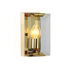 Настенный светильник со сменной лампой TR5157, E14, 40Вт, 210х130х100 мм, цвет золото - фото 4129428