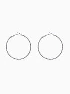 Серьги кольца плетёные QF «Крученый», d=5.5 см, цвет серебро - Фото 2