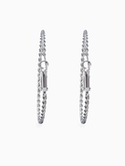 Серьги кольца плетёные QF «Крученый», d=5.5 см, цвет серебро - Фото 3