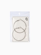 Серьги кольца плетёные QF «Крученый», d=5.5 см, цвет серебро  (артикул 912593)  большой выбор товаров оптом и в розницу по низким ценам с доставкой