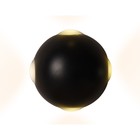 Настенный светодиодный светильник FW135, 12Вт, 100х100х100 мм, цвет чёрный, песок - фото 4129527