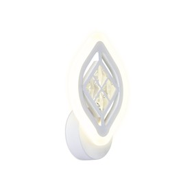 Светильник светодиодный настенный с хрусталём Ambrella light, Ice, FA277, LED, 12 Вт, 900Lum, 3000-6400К, цвет белый
