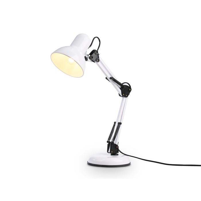 Настольная лампа со сменной лампой Ambrella light, Desk, DE7713, E27, цвет белый - фото 1907843418