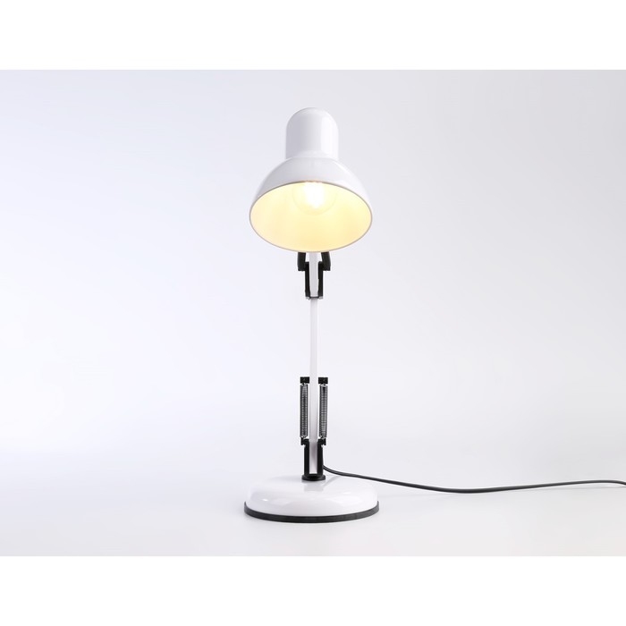 Настольная лампа со сменной лампой Ambrella light, Desk, DE7713, E27, цвет белый - фото 1907843420