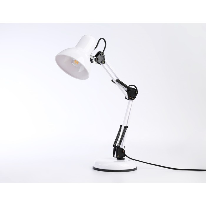 Настольная лампа со сменной лампой Ambrella light, Desk, DE7713, E27, цвет белый - фото 1907843421