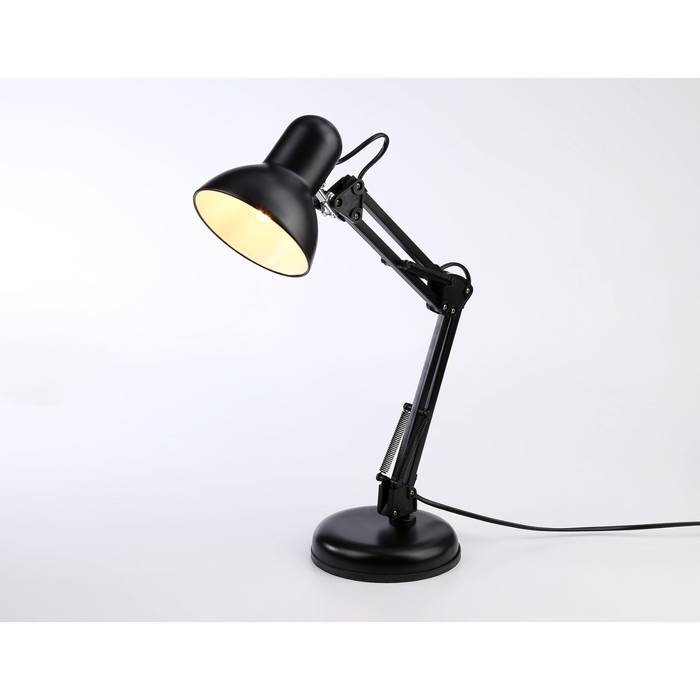 Настольная лампа со сменной лампой Ambrella light, Desk, DE7716, E27, цвет чёрный - фото 1907843425