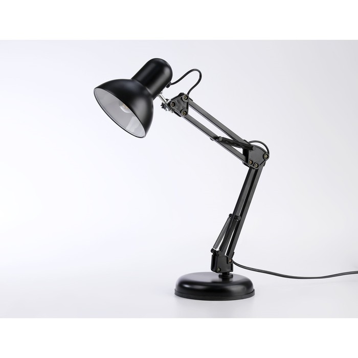 Настольная лампа со сменной лампой Ambrella light, Desk, DE7716, E27, цвет чёрный - фото 1907843427
