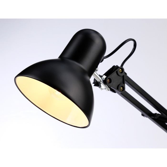 Настольная лампа со сменной лампой Ambrella light, Desk, DE7716, E27, цвет чёрный - фото 1907843428