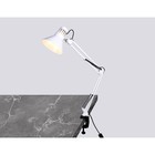 Настольная лампа со сменной лампой E27 на струбцине Ambrella light, Desk, DE7719, E27, цвет белый - Фото 2