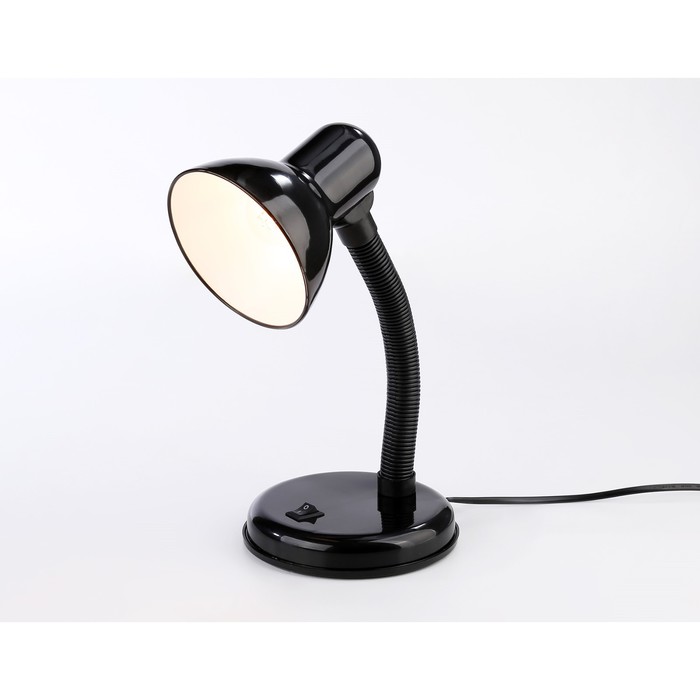 Настольная лампа со сменной лампой E27 с выключателем Ambrella light, Desk, DE7704, E27, цвет чёрный - фото 1907843443