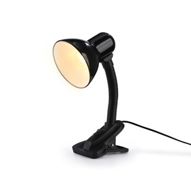 Настольная лампа со сменной лампой E27 с прищепкой Ambrella light, Desk, DE7710, E27, цвет чёрный
