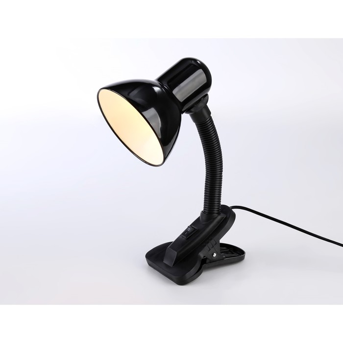 Настольная лампа со сменной лампой E27 с прищепкой Ambrella light, Desk, DE7710, E27, цвет чёрный - фото 1907843449