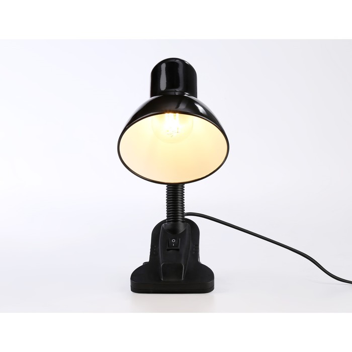 Настольная лампа со сменной лампой E27 с прищепкой Ambrella light, Desk, DE7710, E27, цвет чёрный - фото 1907843450