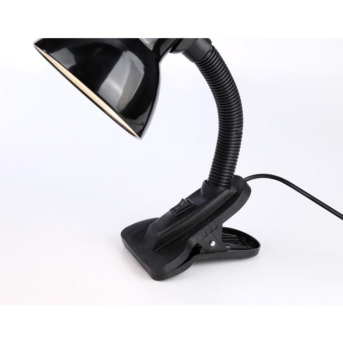 Настольная лампа со сменной лампой E27 с прищепкой Ambrella light, Desk, DE7710, E27, цвет чёрный - фото 1907843452