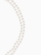 Бусы «Классика» шар №8, белые, L=140 см - Фото 2