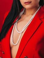 Бусы «Классика» шар №8, белые, L=140 см - фото 57908298