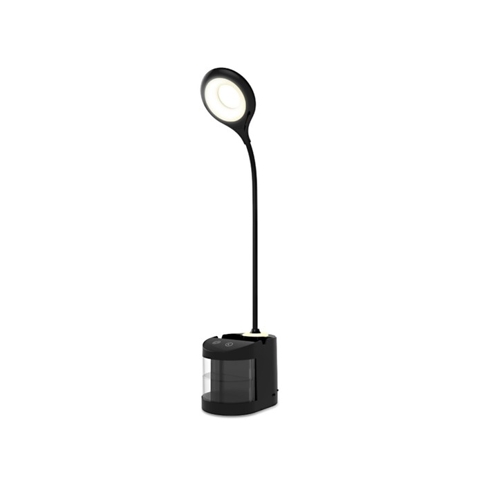 Настольная светодиодная лампа со встроенной аккумуляторной батареей и органайзером Ambrella light, Desk, DE562, LED, 4 Вт, 200Lum, 4200К, цвет чёрный - фото 1909305894