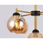 Люстра подвесная Ambrella light, Traditional, TR9026, 5хE27, цвет чёрный, золото - Фото 3