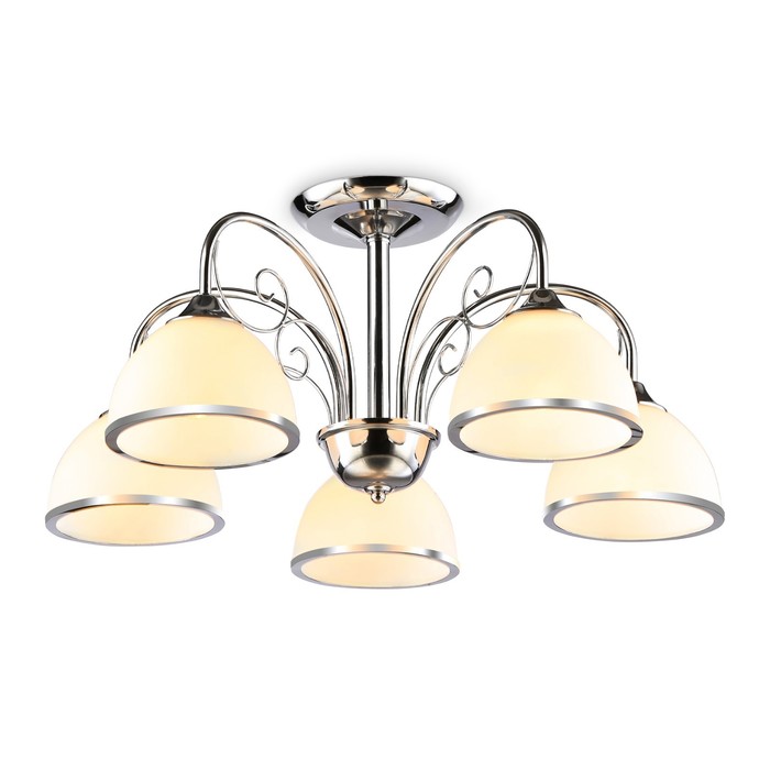 Люстра подвесная Ambrella light, Traditional, TR3182, 5хE27, цвет хром - Фото 1